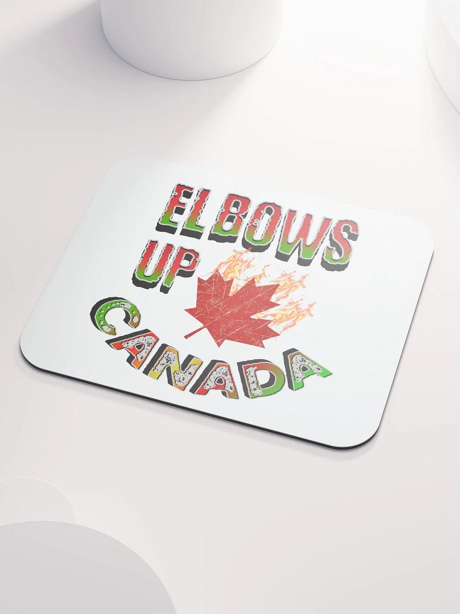 Elbows Up Canada Burning Maple Classic Mouse Pad product image (3)