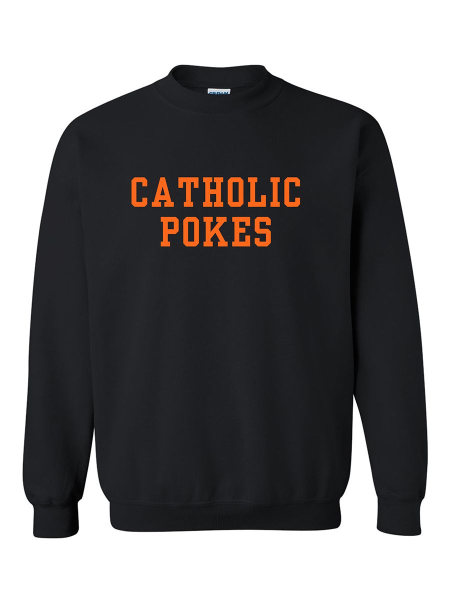 Catholic Pokes - Black Crewneck product image (1)