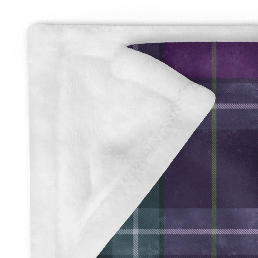 Purple/Green Plaid Blanket product image (11)