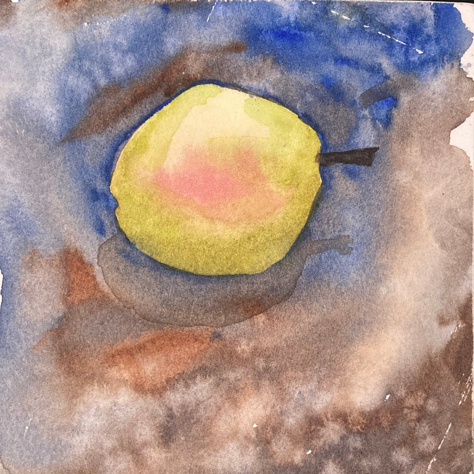 Original watercolor painting: Floating in Space product image (1)