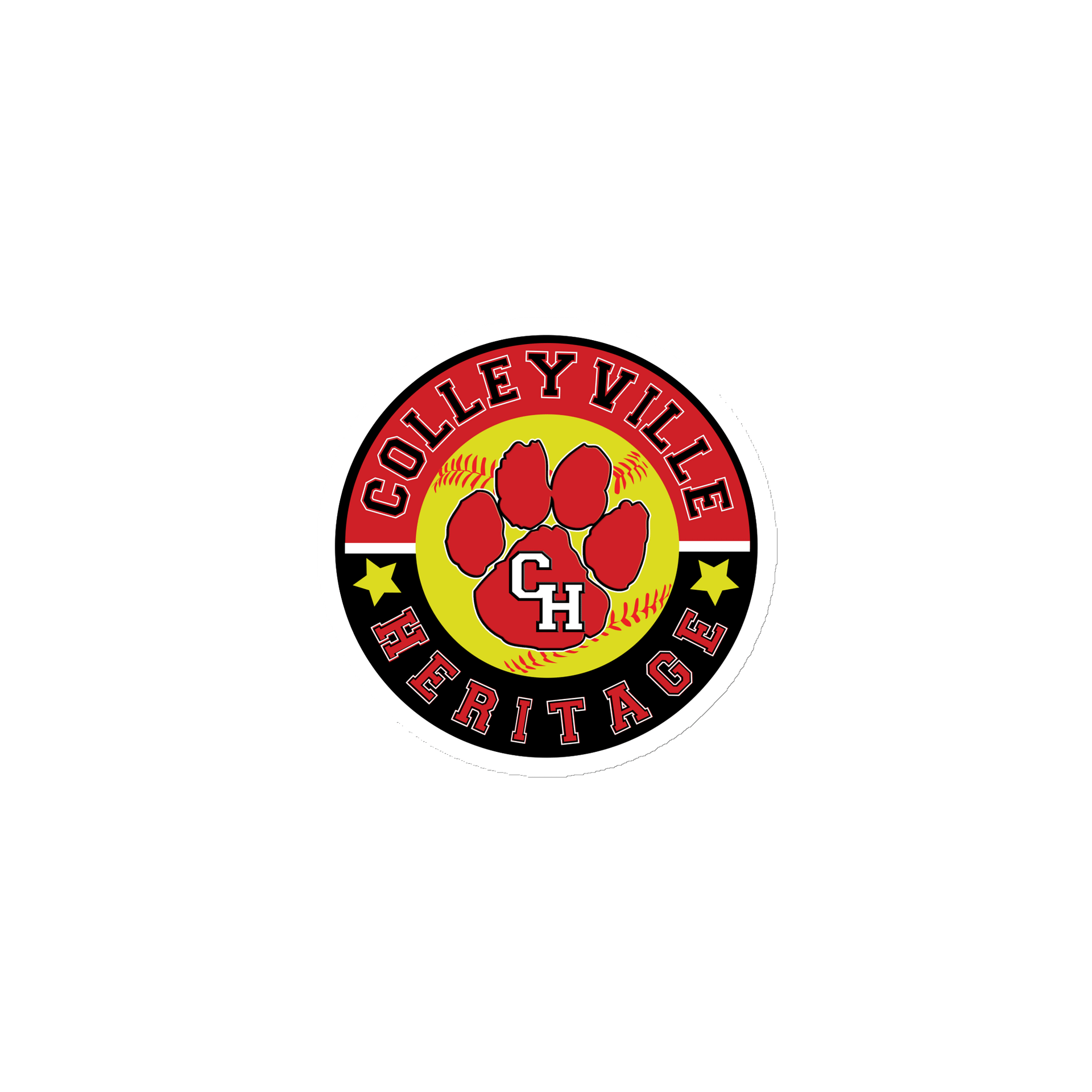 Colleyville Heritage Softball Emblem Magnet product image (1)