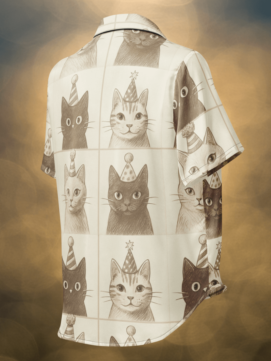 Feline Fiesta Silky Pyjama Top product image (2)