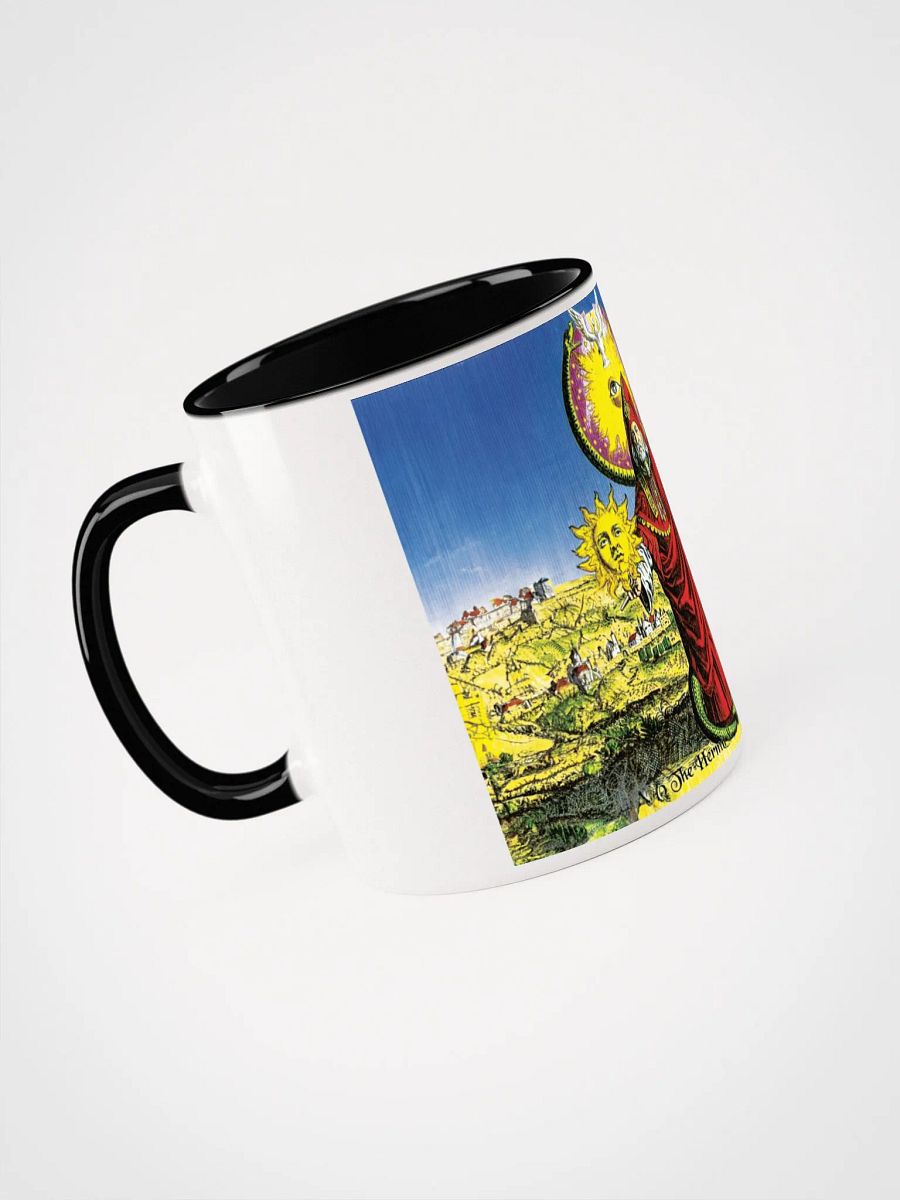 Custom Two-Tone Ceramic Mug - Mystical Hermes Trismegistus Design - Hermetic Tarot Coffee Cup - Microwave & Dishwasher Safe - 11oz, 15oz product image (4)