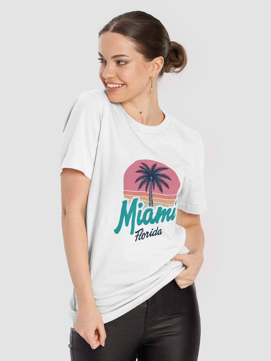 Sunset Palms Miami Vibes T-Shirt product image (3)