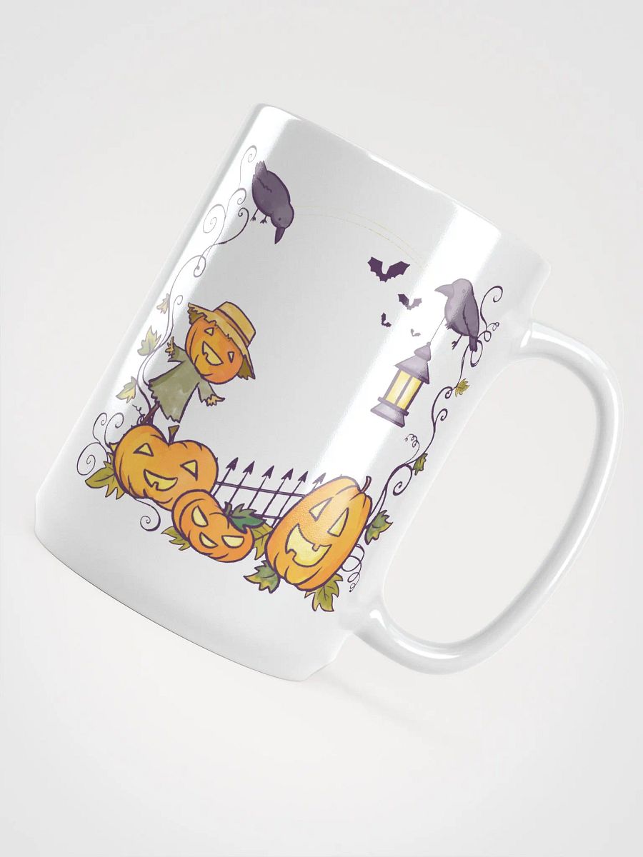 Halloween Season Colorful Pattern White Shiny Mug product image (4)