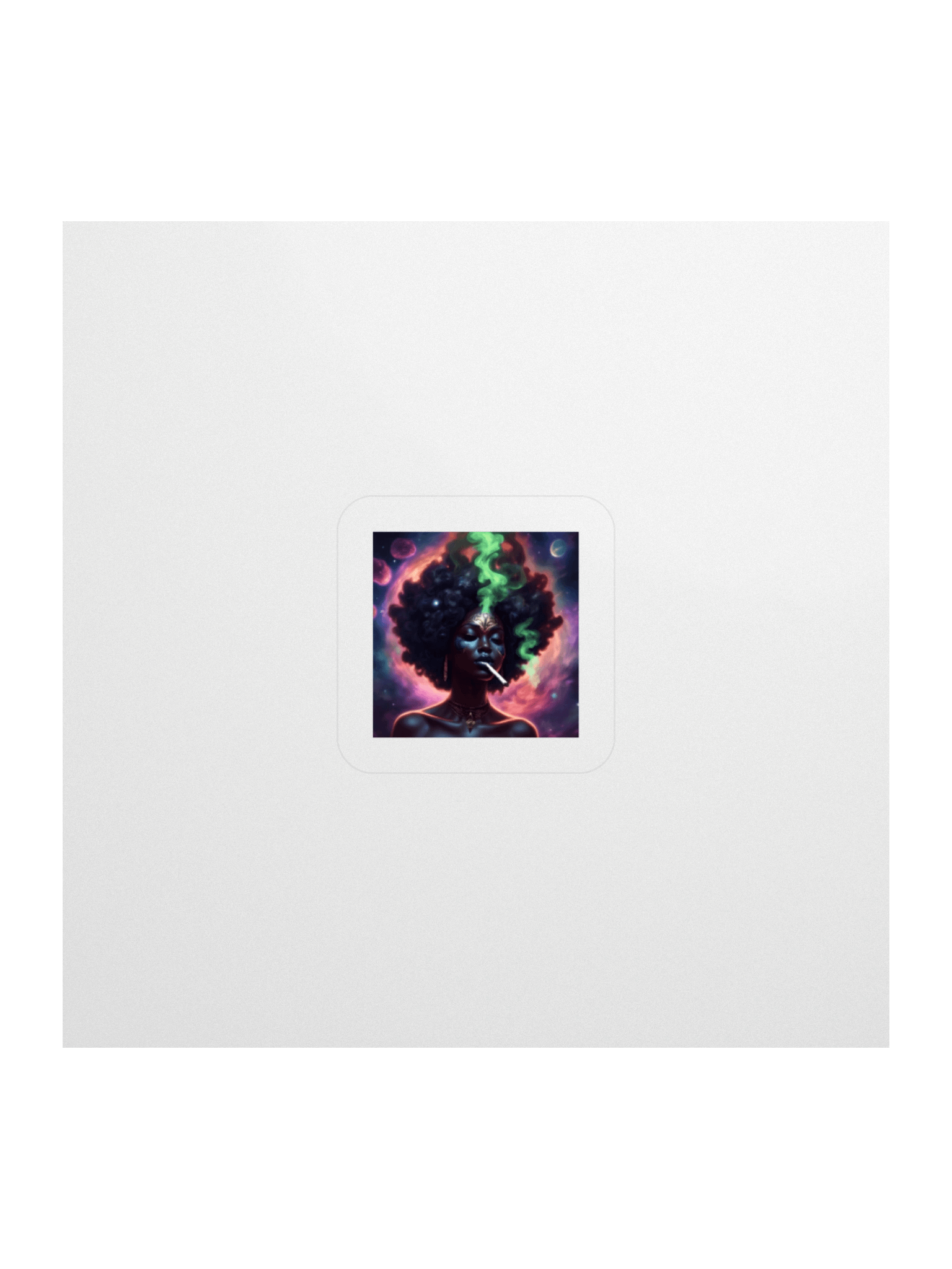 Cosmic Afro Dreams Stickers product image (1)