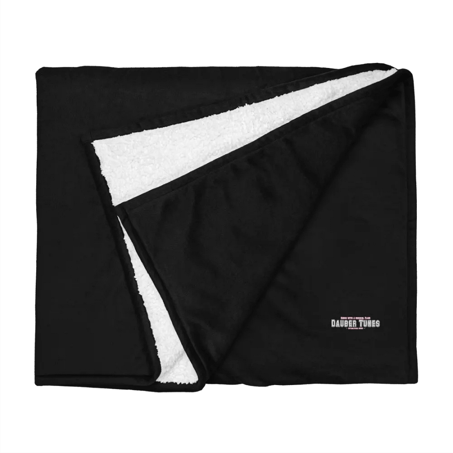 Dauber Tunes Embroidered Sherpa Blanket product image (11)