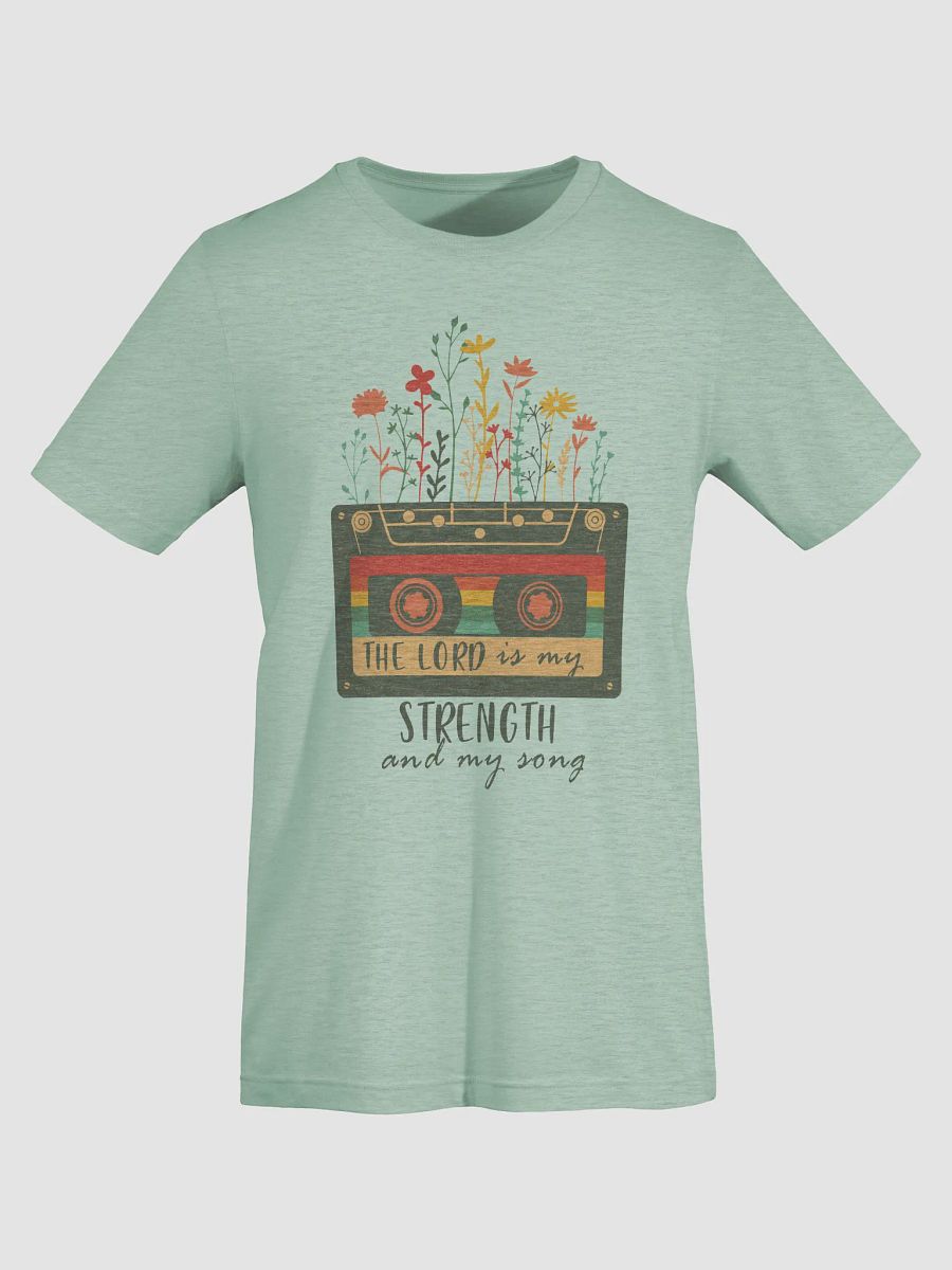 The Lord is my Strength and My Song Cassette Tee product image (67)