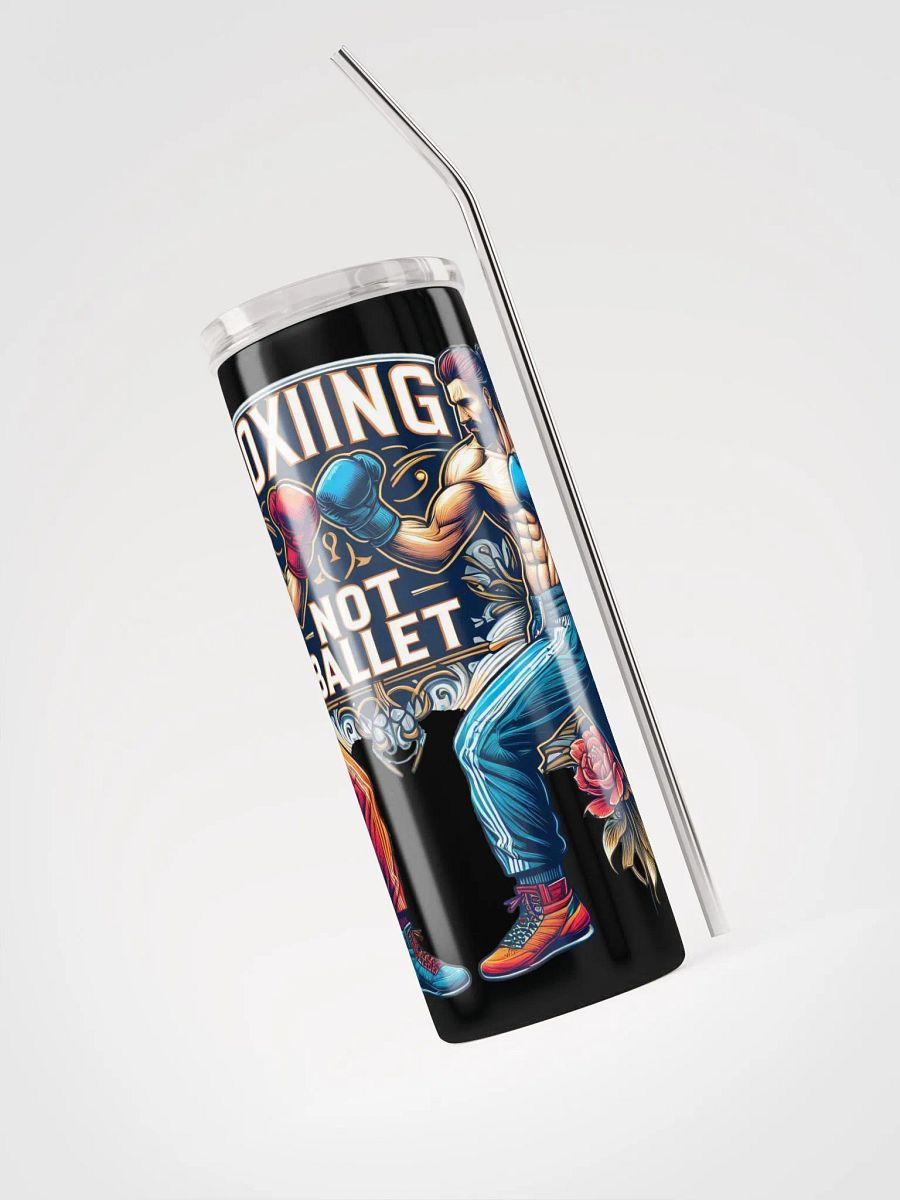 Boxing Not Ballet Rumble & Grace Glossy Stainless Steel Tumbler product image (6)