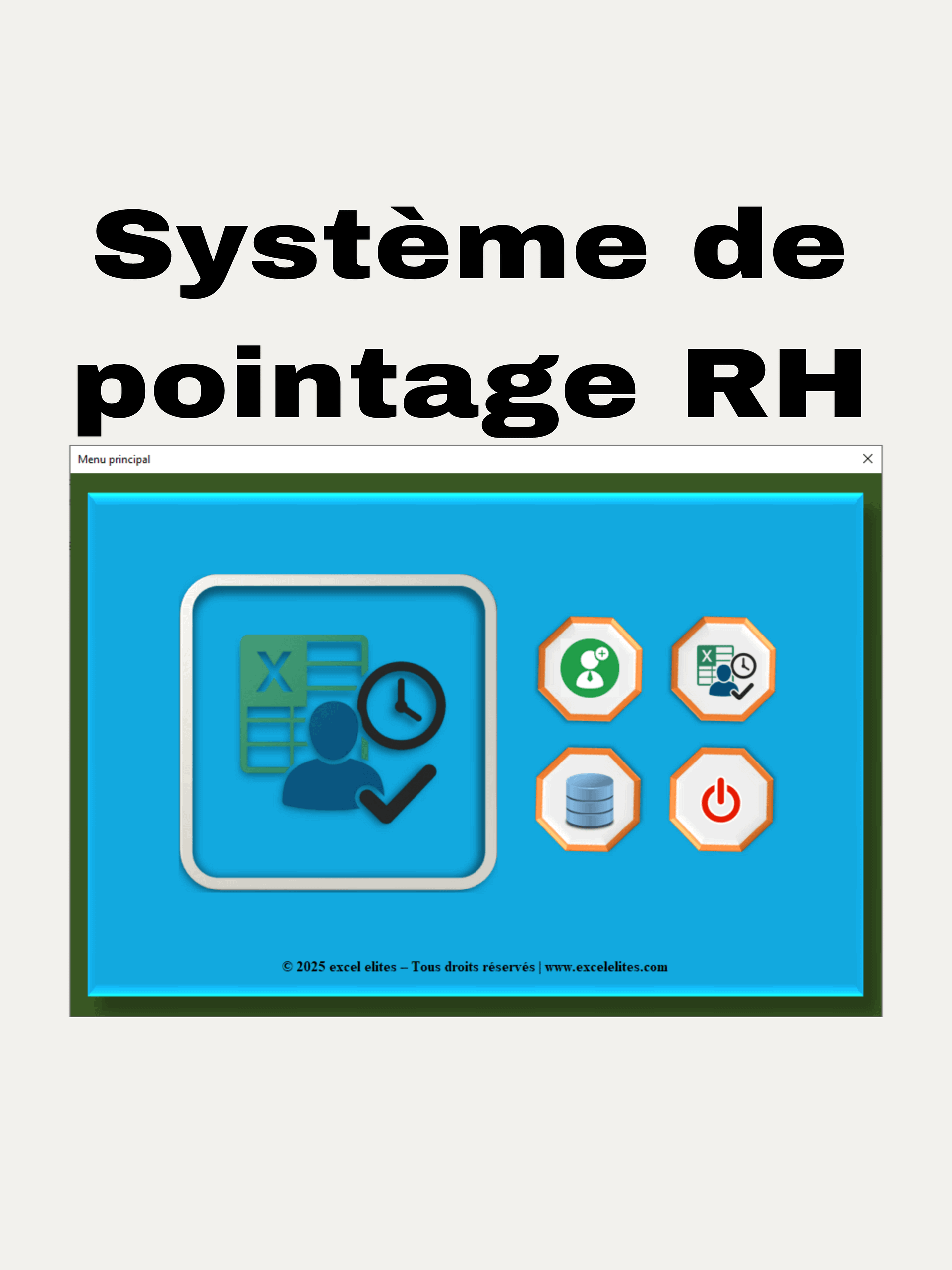 application de pointage RH sur excel product image (1)