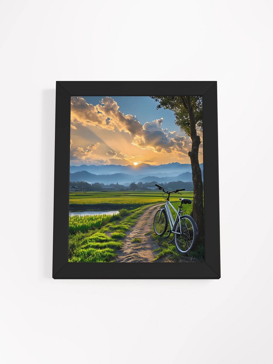 Sunset Bicycle Serenity Poster product image (2)