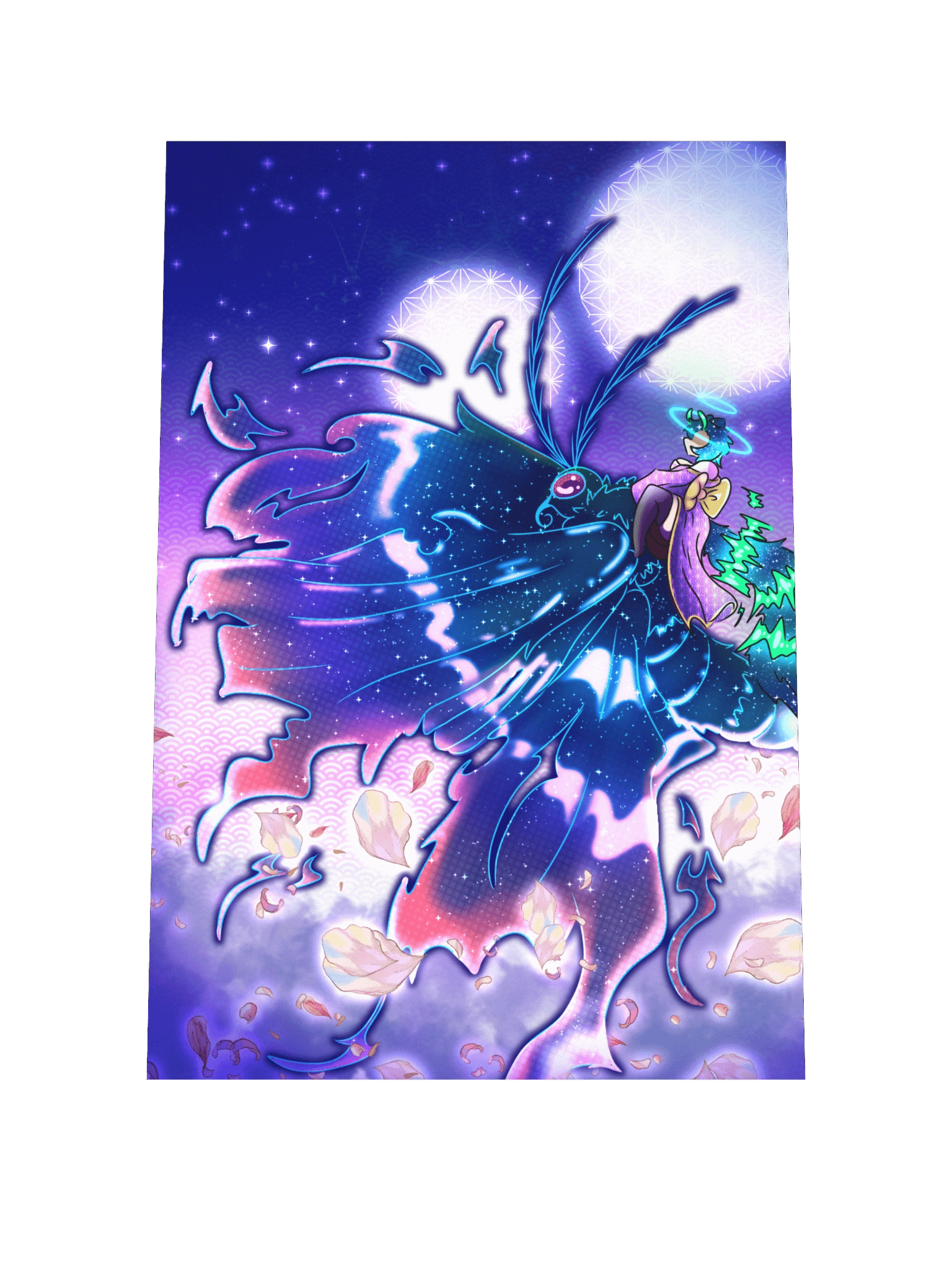 Moonlit messenger poster 12x18 product image (1)