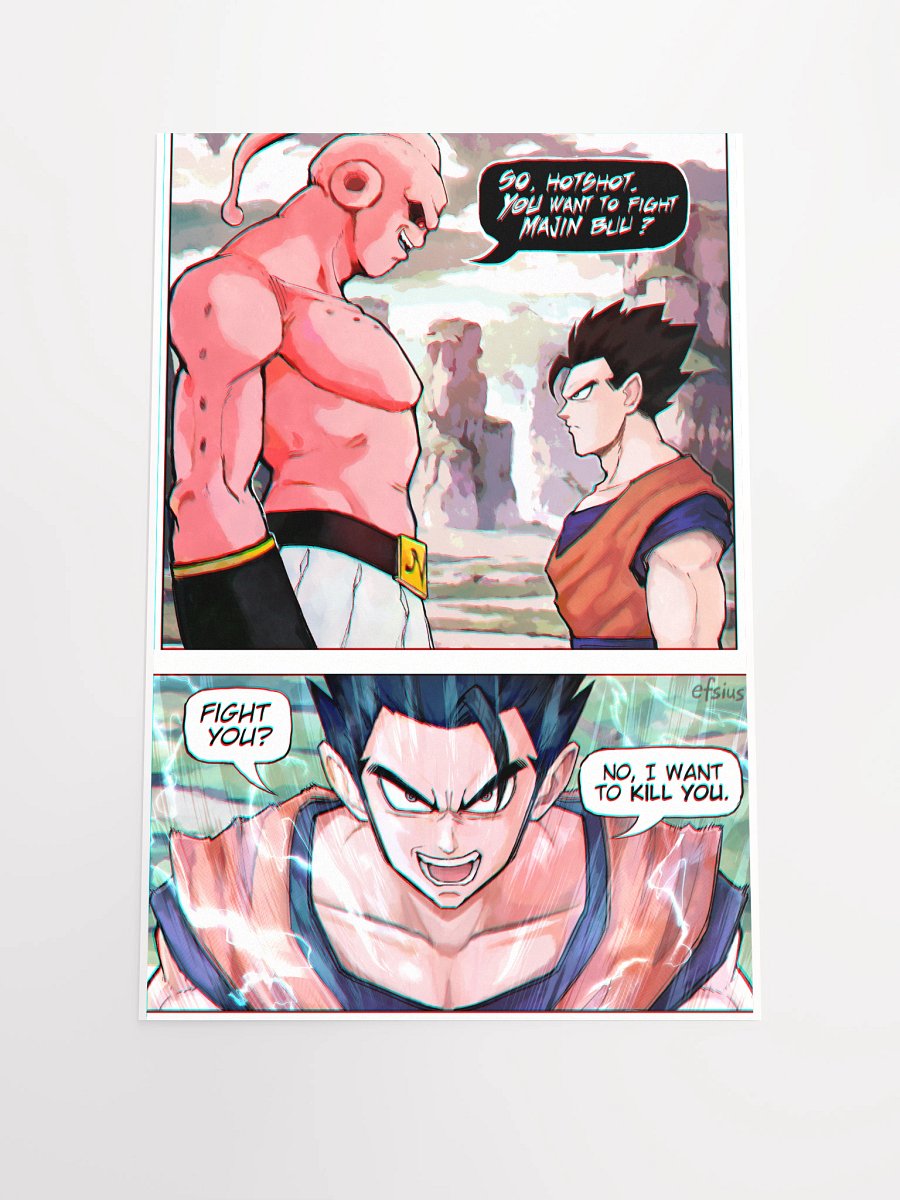 Gohan aura moment 12x18 in. product image (1)