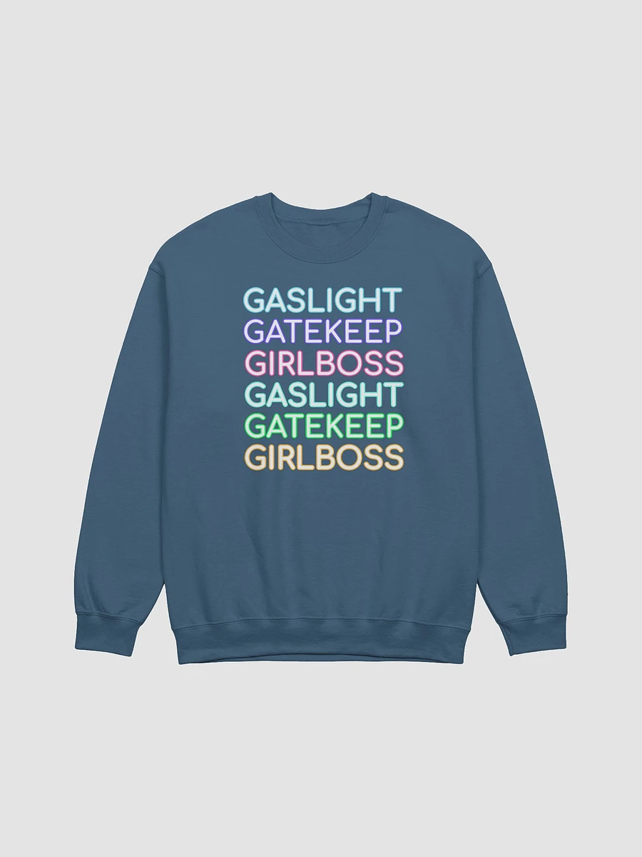 Gaslight Gatekeep Girlboss classic sweatshirt product image (11)