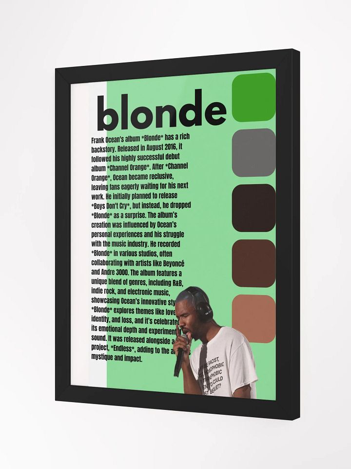 (12X16in) Blonde: Framed Matte Poster product image (2)
