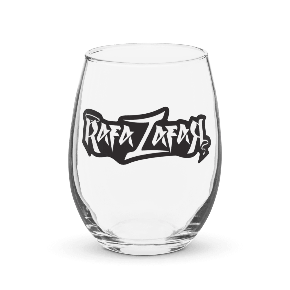 RafaZafar Logotext Stemless Wineglass (outlined) product image (1)