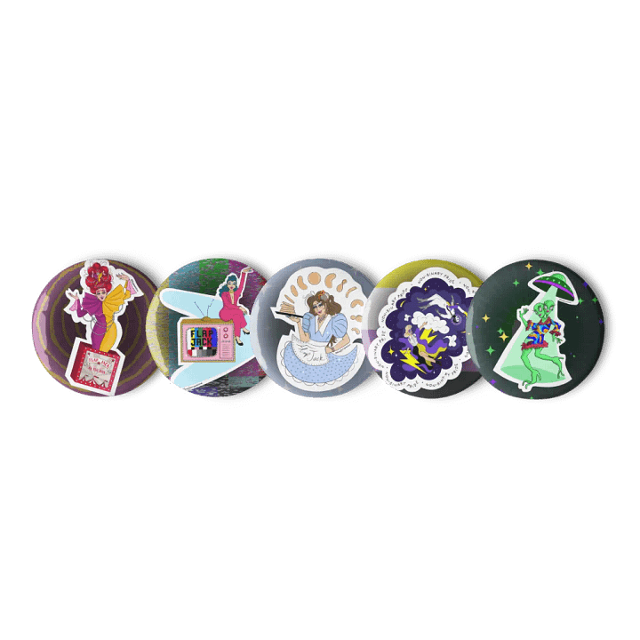 Camp Wannakiki Talent Show Buttons - Complete Set product image (1)