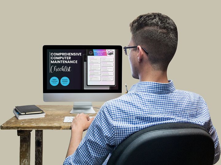 Computer Maintenance Checklist Digital Fillable PDF Download Instantly Printable product image (2)