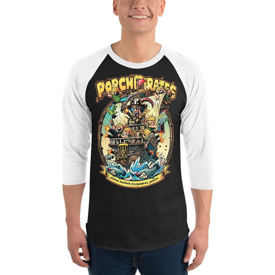 Porch Pirates Clan Raglan product image (1)