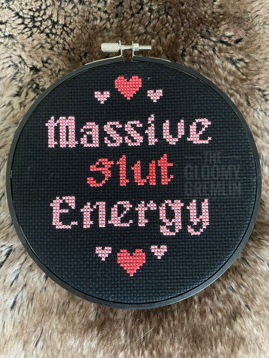 Massive Slut Energy - Cross Stitch Pattern product image (1)