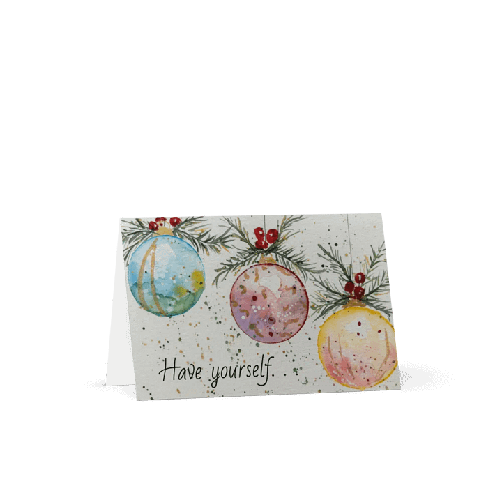 Christmas Ornament Cards (10 cards) product image (1)