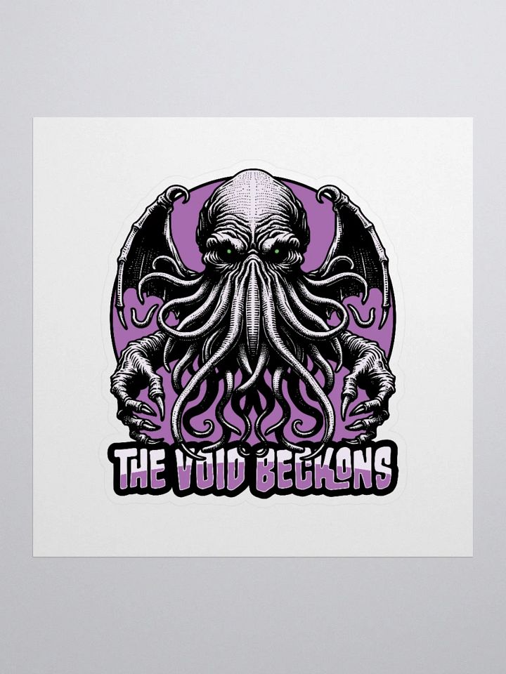 “The Void Beckons” Cthulhu Sticker – Gothic Horror Vibes product image (2)