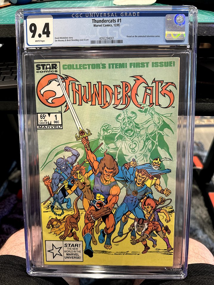 Thundercats #1 (1985) | CGC 9.4 White Pages | Marvel Star Comics | 1st Issue Based on TV Series product image (1)