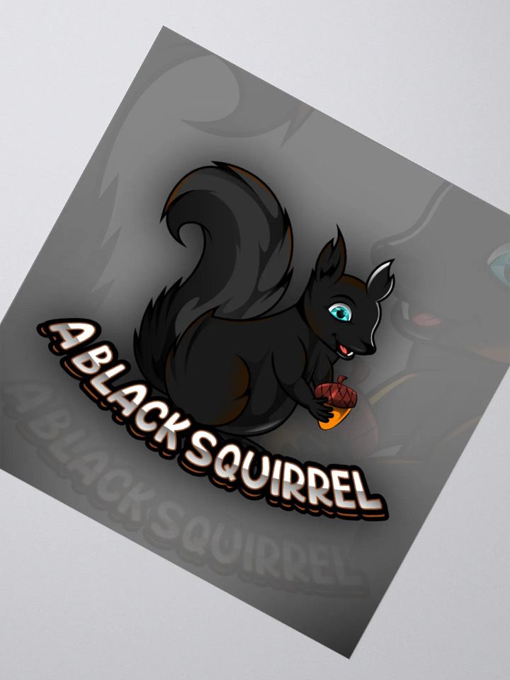 A Black Squirrel Sticker product image (2)
