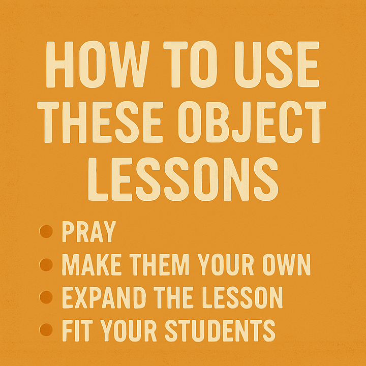 Free - The Road to Heaven Introduction - How to Use These Object Lessons product image (1)