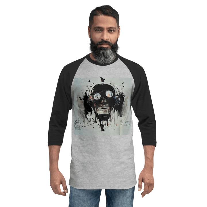 Ethereal Skull Vision Raglan Tee product image (2)