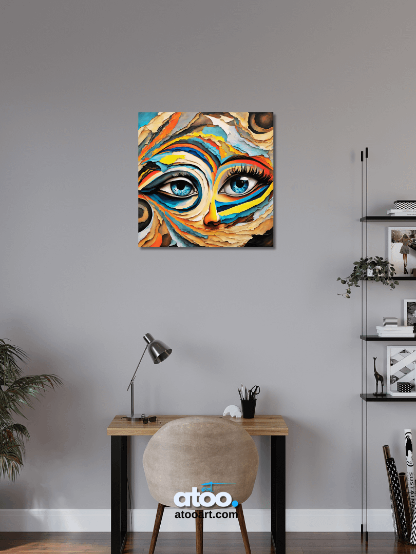 Paper Collection | The Surrealist Perspective On Life | Canvas Art Painting product image (8)