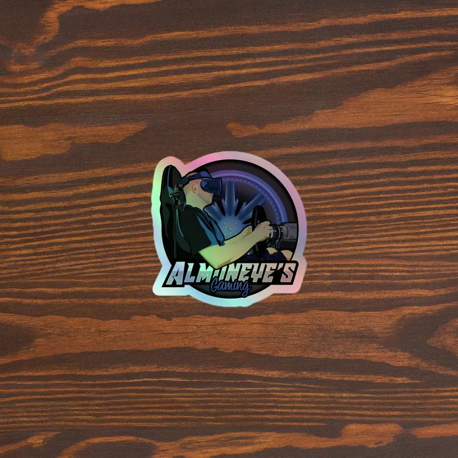 Wheel logo holographic sticker product image (5)