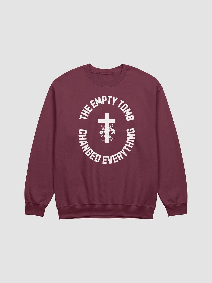 The Empty Tomb Changed Everything – Bold Faith Sweatshirt product image (2)