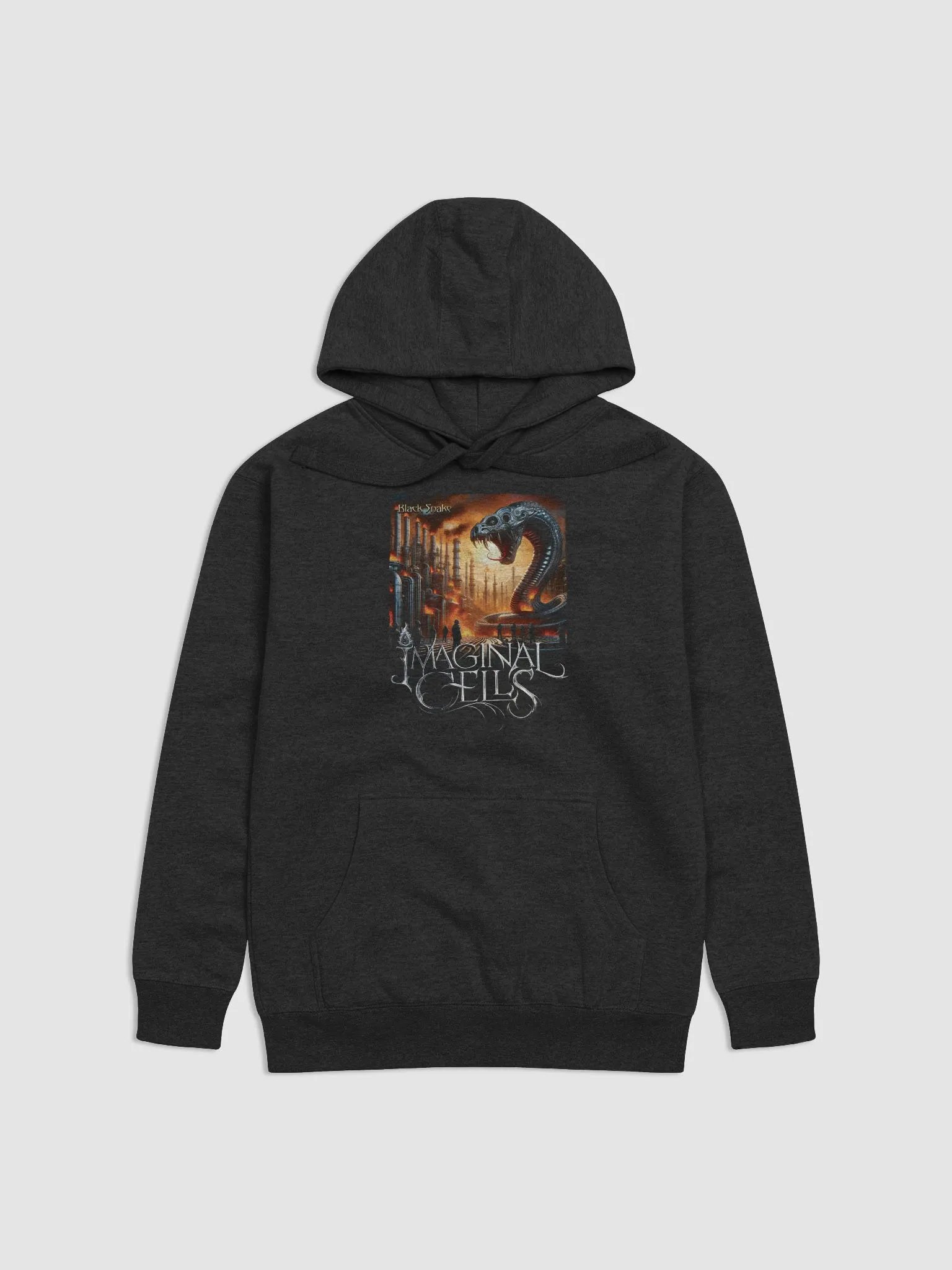 Imaginal Cells Black Snake Mechanical Serpent premium hoodie product image (1)