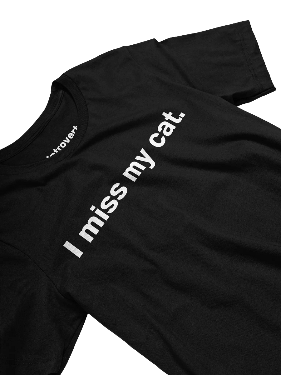 I miss my cat. Unisex T-Shirt product image (29)