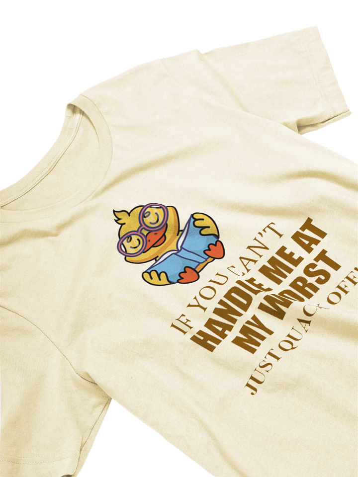 Quirky Duck with Glasses Graphic T-Shirt product image (2)