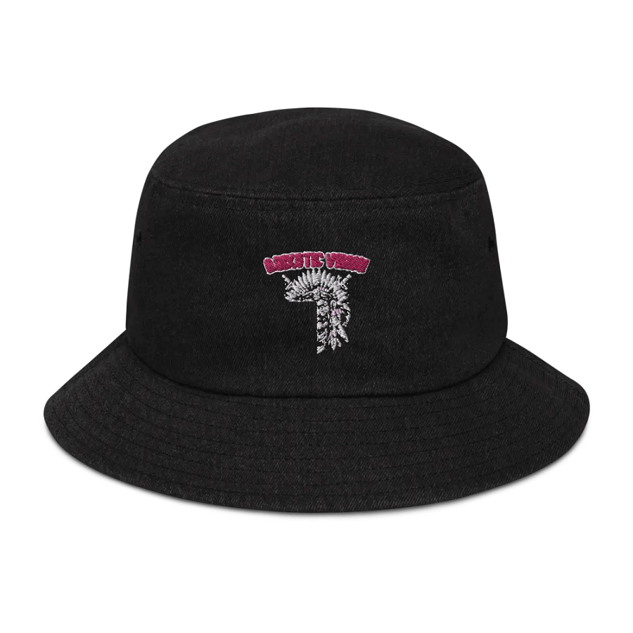 Warrior Embroidered Denin Bucket Hat product image (1)