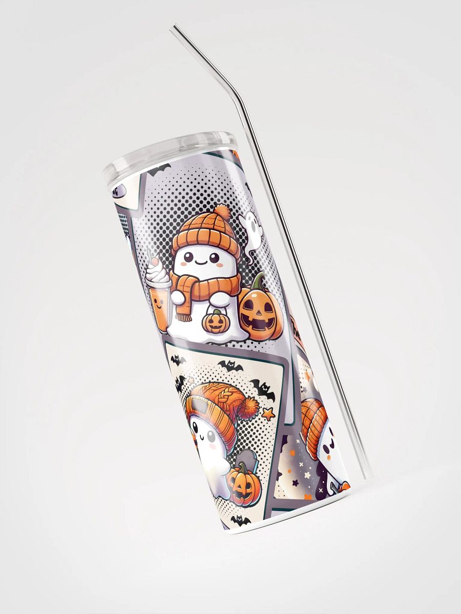Tarot Card Halloween Spooky Ghosts Stainless Steel Tumbler product image (3)