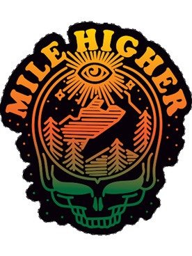 Mile Higher: Take Your Mind A Mile Higher Sticker product image (1)