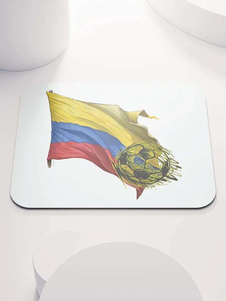 Colombian Flag Soccer Mouse Pad product image (1)