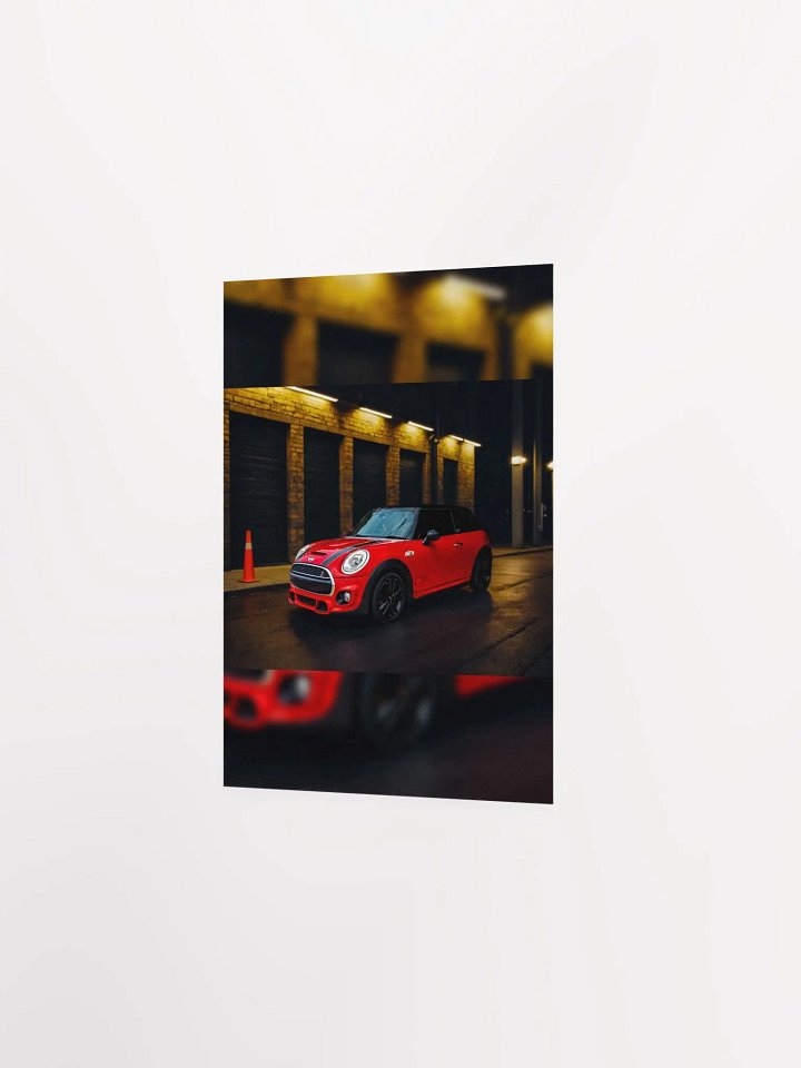 Red Hatchback Car Poster product image (9)