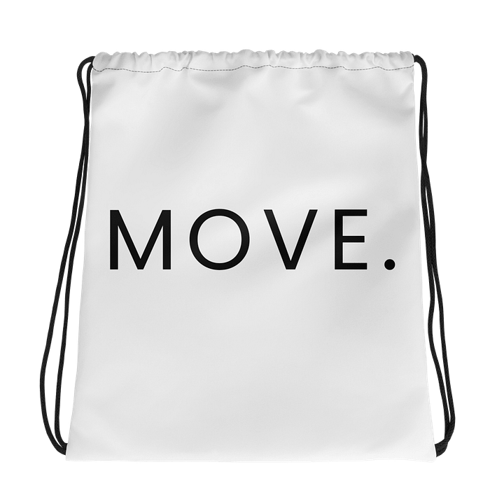 MOVE. Drawstring Backpack product image (1)