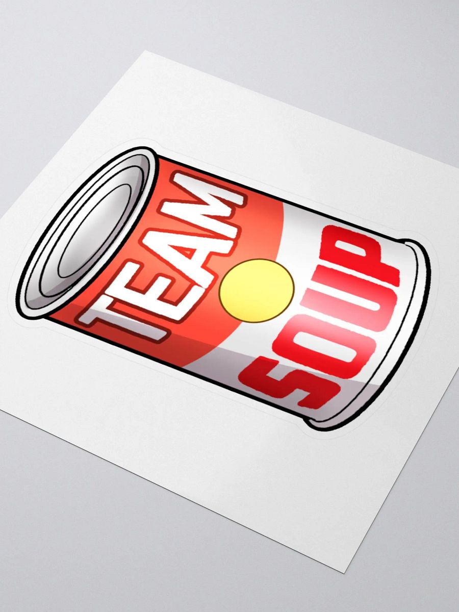 Team Soup Kiss Cut Sticker product image (3)