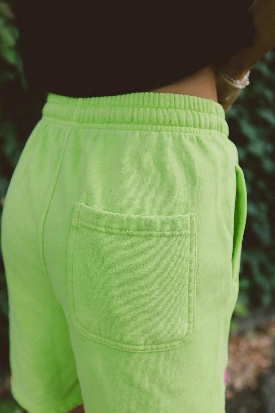 TMG Globe Neon Green Shorts product image (7)
