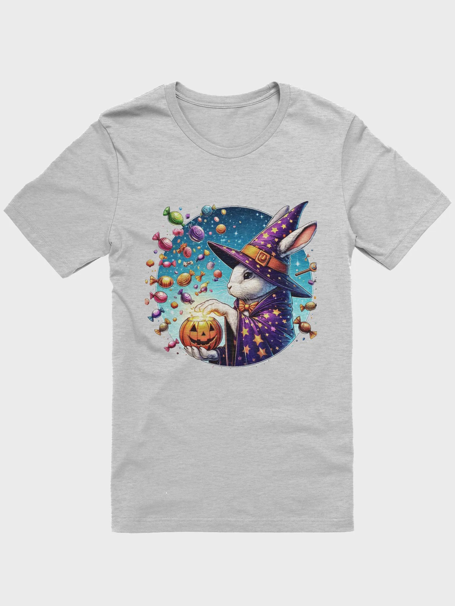 Whimsical Wizard Rabbit T-Shirt product image (1)