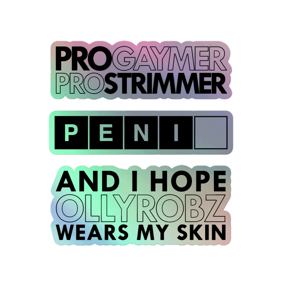 Holographic 3-Sticker Set product image (1)