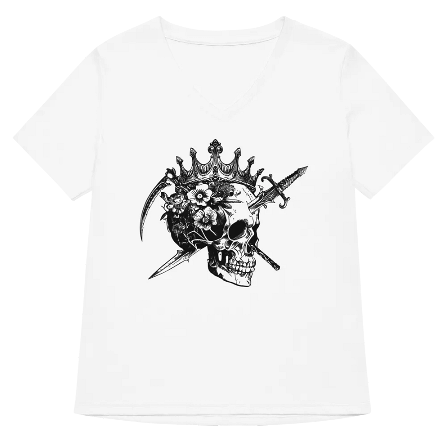 Four Horsemen Logo Bella+Canvas Women's Relaxed V-Neck T-Shirt product image (30)