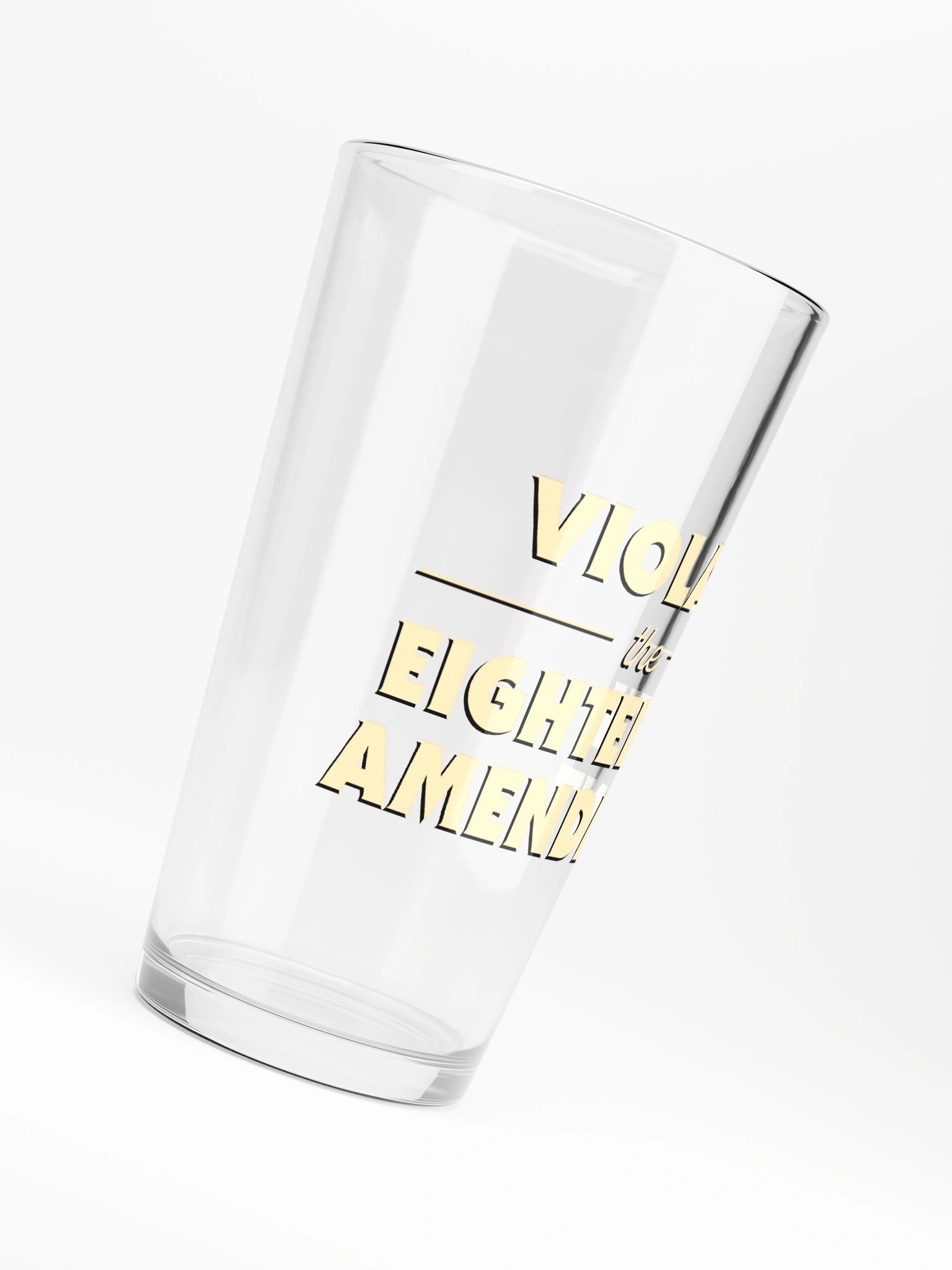 Violate the Eighteenth Pint Glass product image (6)
