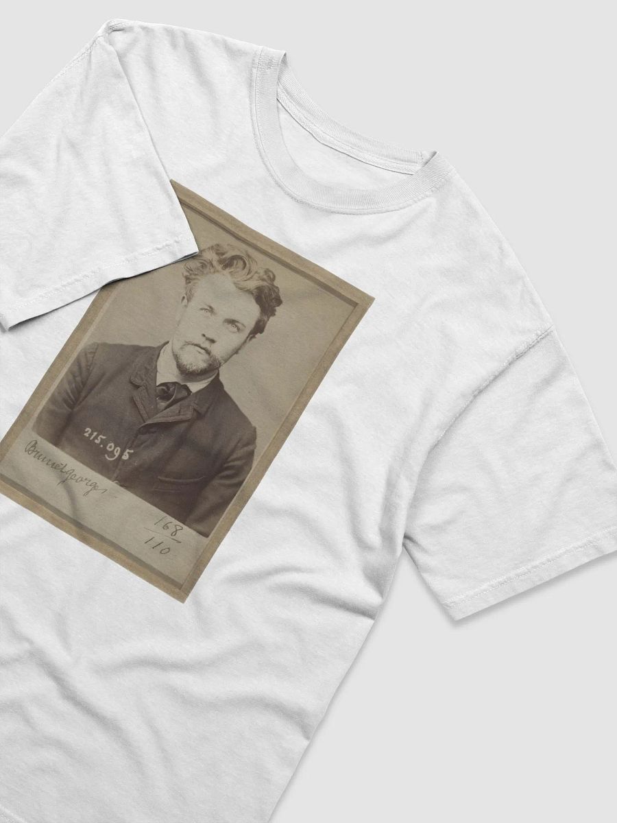 Georges Brunet Mugshot By Alphonse Bertillon (1894) - T-Shirt product image (3)