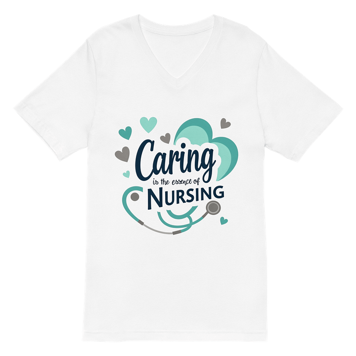 Caring is the Essence V-Neck Tee product image (2)